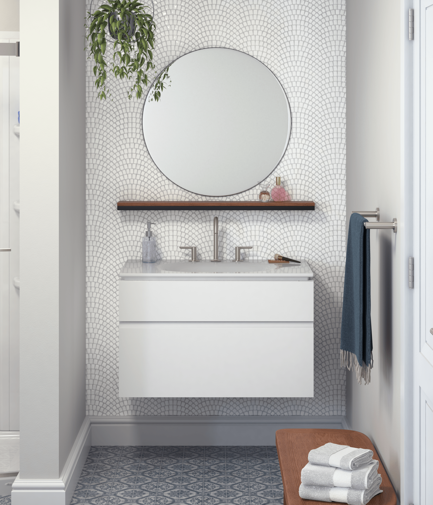 Studio S vanity with mirror